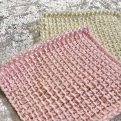 Tunisian Simple Stitch Afghan Square
