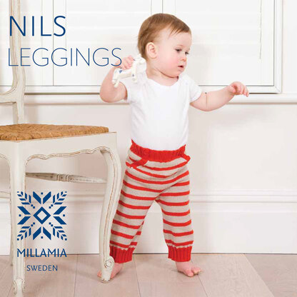 "Nils Leggings" - Legging Knitting Pattern For Babies in MillaMia Naturally Soft Merino