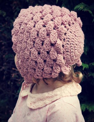 Rose Petal Baby Bonnet