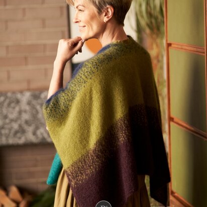 Gamma Ray Poncho in Rowan Kidsilk Haze - ZB352-00002 - Downloadable PDF