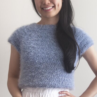 Fluffy Crochet Top