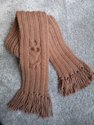 Owl rib scarf