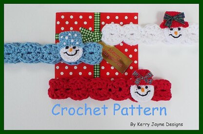 Snowman Headband Pattern USA