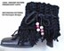 1002C - FRINGED boot cuffs