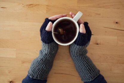 Colorblock Mittens