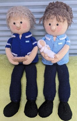 Nurse & midwife shelf sitters