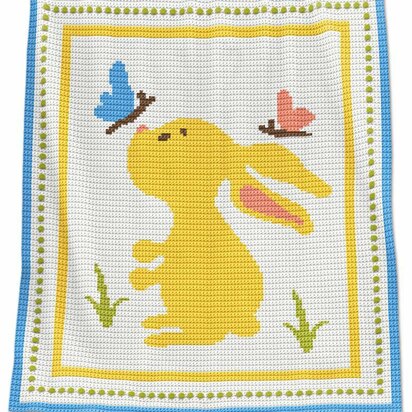 CROCHET Baby Blanket / Afghan - Sunny Bunny