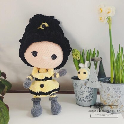 Bee-doll/Pszczółka Amigurumi CTW