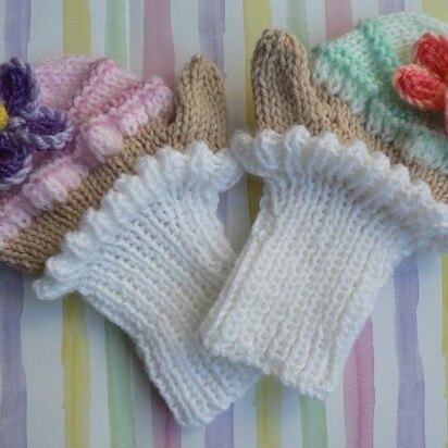 Cupcake Mittens