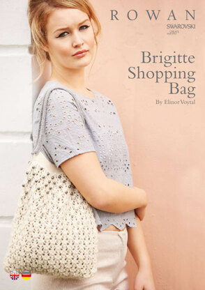 Brigitte Shopping Bag in Rowan Kid Classic and Summerlite 4 Ply - ROC013 - Downloadable PDF