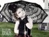 Victorian Goth Steampunk Style Lace Parasol