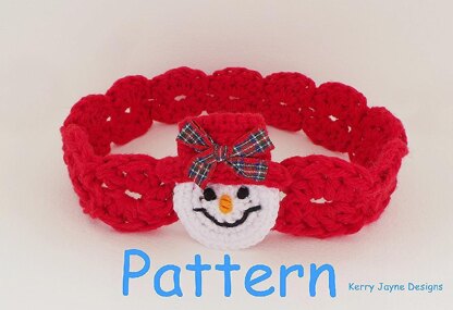 Snowman Headband Pattern USA