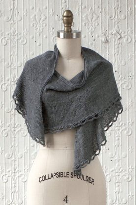 Feston Scarf in Manos del Uruguay Serena Semi-Solid - 2013J