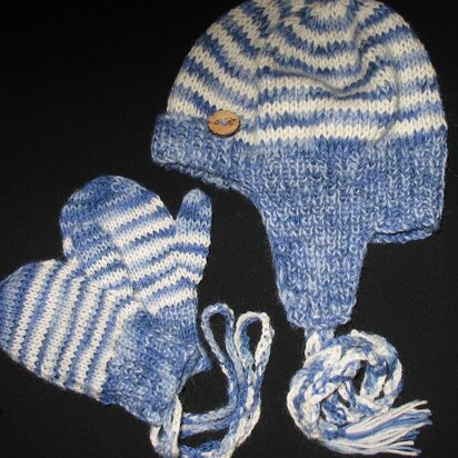 Sherlock Holmes Baby Hat and Mittens