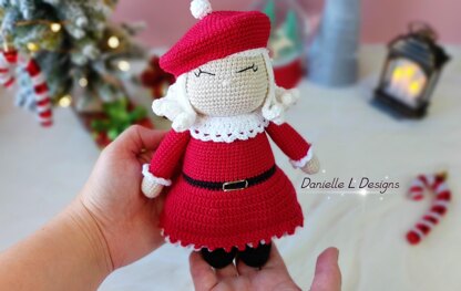 Mr. And Mrs. Claus Christmas Pattern DIY Knotted Headband Kit - A