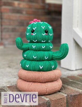 Cactus Stacking Ring Toy