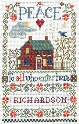 Imaginating Peace To All Sampler Cross Stitch Kit
