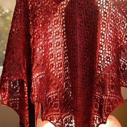Flower Market Shawl - knitting pattern