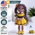 Crochet Doll Pattern - Michelle with Clothes (English PDF)