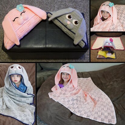 Hooded Bunny Blanket Pattern