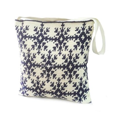 Snowflakes Tapestry Crochet Bag
