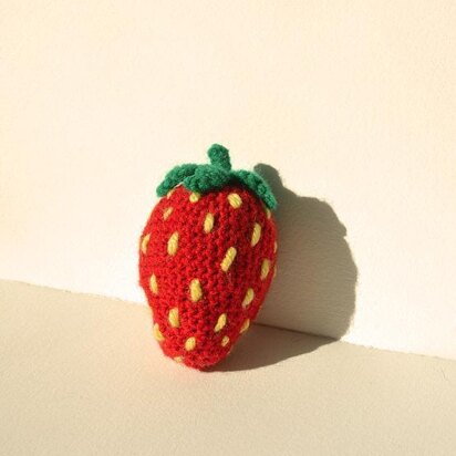 Strawberry Crochet Pattern, Strawberry Amigurumi, Fruit Crochet Pattern, Food Amigurumi