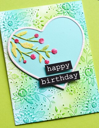 Memory Box Glitter Paper Pad 6"X6" 24/Pkg - Delicate Pastel