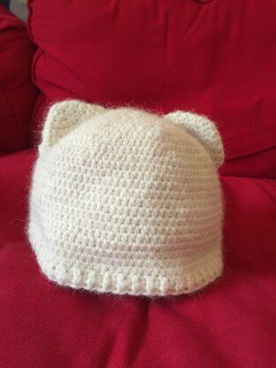 Polar bear hat