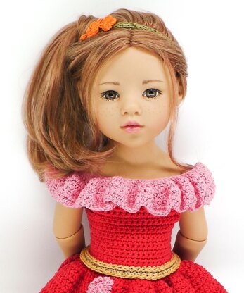 GOTZ/DaF 18" Doll Princess Elena Dress Set