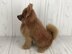Pomeranian dog crochet