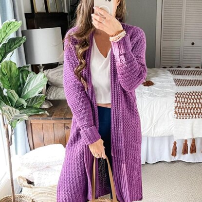 Mauve-A-Lous Duster Cardi