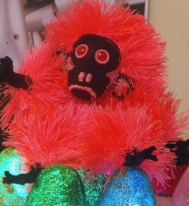 Pinky the fluorescent egg-laying space orangutan