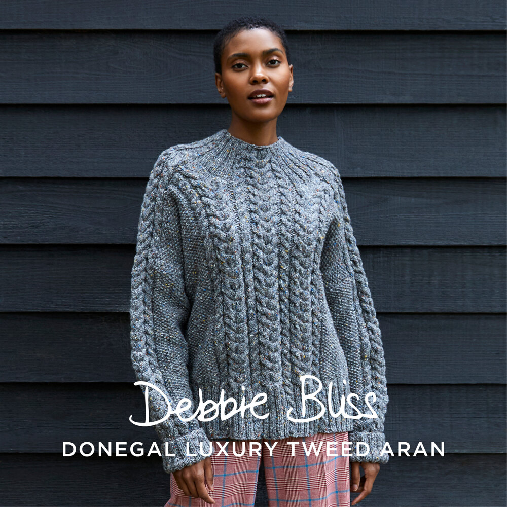 Diagonal Yoke Sweater - Jumper Knitting Pattern for Women in