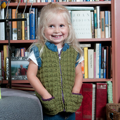 Knitted sale vest kids