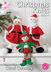 King Cole Christmas Knits Book 11 - Santa, Mrs Clause & Elf family patterns - Leaflet