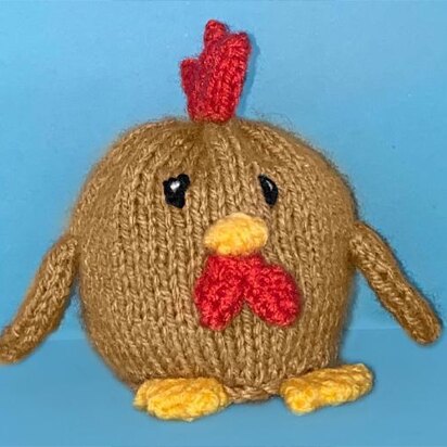 Easter Chubby Hen orange cover /9cm Chicken toy