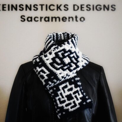 Intertwined Scarf - knit