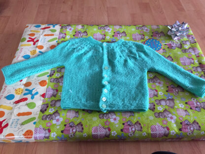 star bright baby cardigan