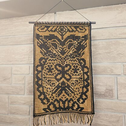Blooming Owl Wall Hanging