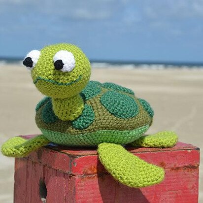 Seymore the Sea Turtle Crochet Pattern, Turtle Amigurumi