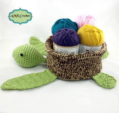 Sea Turtle Storage Basket