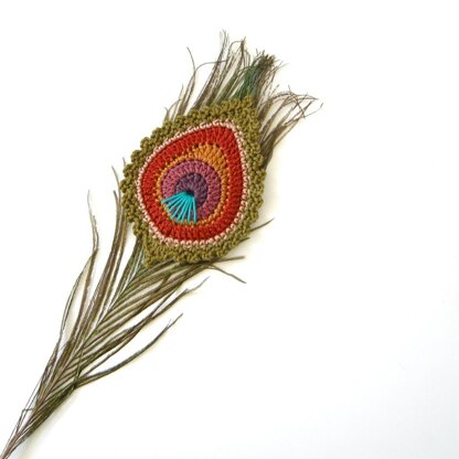 Peacock Feather Java Motif