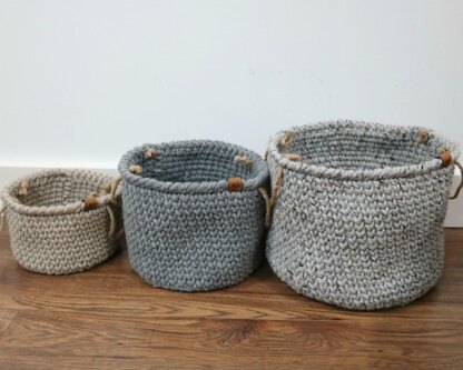 Rustic Farmhouse Nesting Baskets