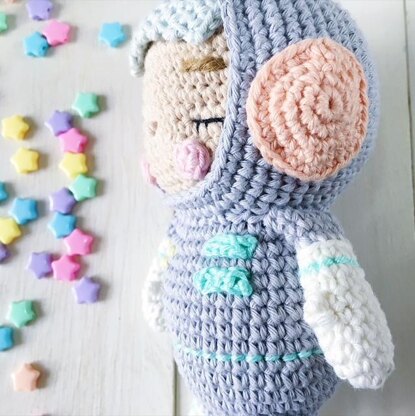 Sosuke the star boy astronaut amigurumi pattern by amigurumei