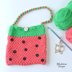 Tunisian Watermelon Bag