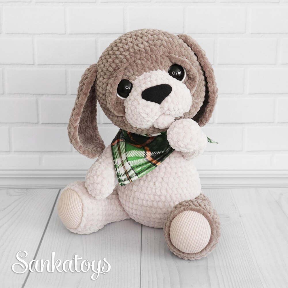 Plush Dog Crochet pattern by Sankatoys LoveCrafts