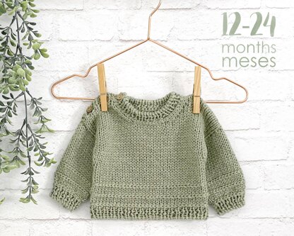 12-24 months - PURE knitted sweater