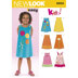 New Look Child Dresses 6504 - Paper Pattern, Size A (3,4,5,6,7,8)