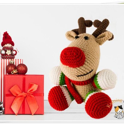 Amigurumi Christmas Reindeer