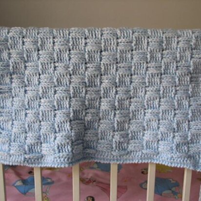Preemie Basketweave Baby Blanket